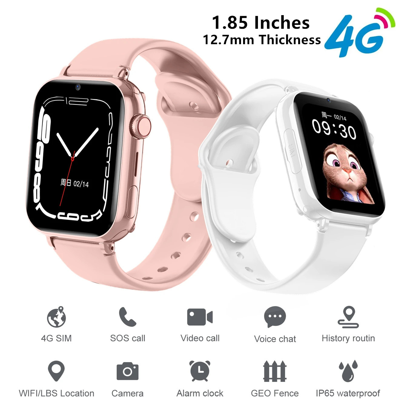 Smartwatch Digital Watches For Girls - Yeni çocuk dijital saatler çağrı çocuklar