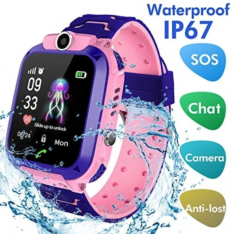 Smartwatch Watches Birthday Gift For Girls - 2G Çocuklar akıllı saat Acil Durum