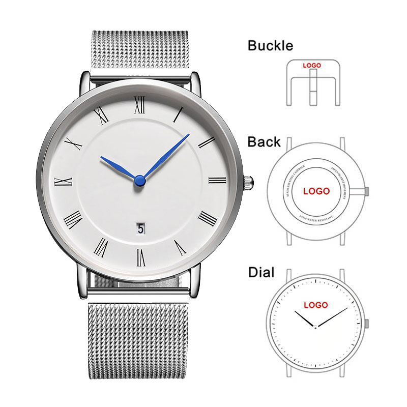 Mesh Stainless Strap - B-8210N Paslanmaz Çelik Hasır Kayış Klasik