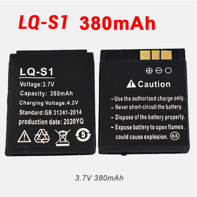 Watch V8 - 380mAh LQ S1 LQS1 Pil 3.7V