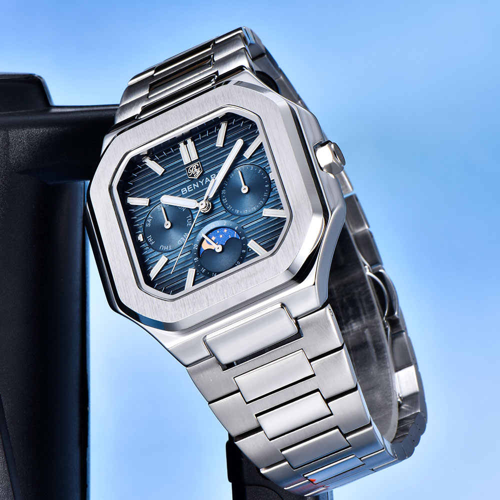 Anti-Magnetic Watch - BENYAR Yeni 37mm Erkek Saat Üst