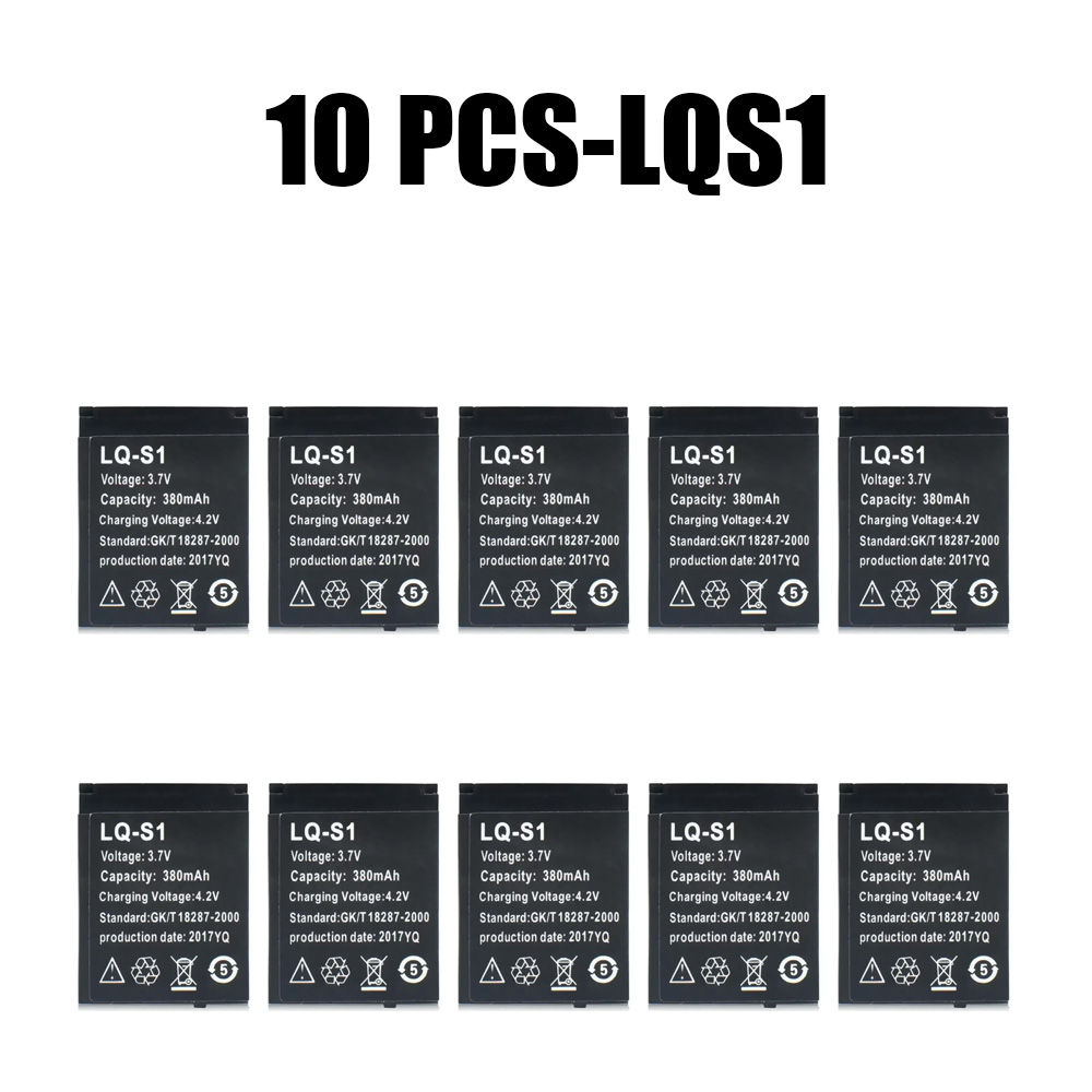 Watch V8 - 10 adet LQS1 3,7V 380mAh akıllı