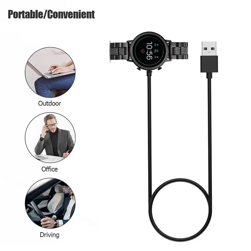 Fossil Watches Smartwatch Gen 4 - 1M USB Manyetik Hızlı Şarj Cihazı