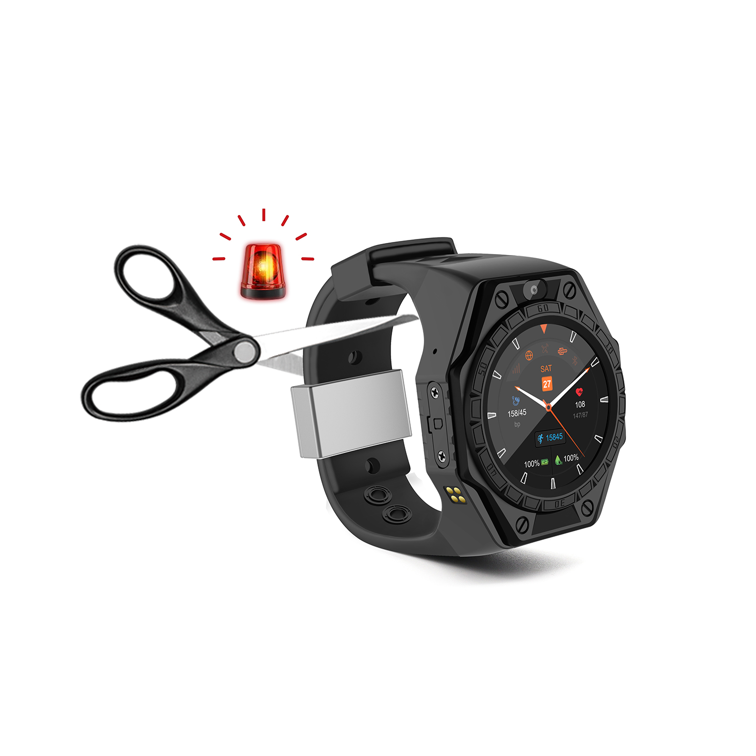 Hybrid Smartwatch - Profesyonel Tasarım Sökülemez Kurcalamaya Karşı Koruyucu