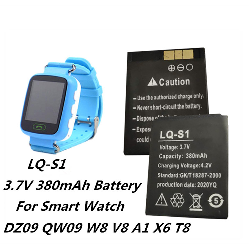 1-4 adet LQ-S1 3.7V 380mAh şar - Watch V8 incelemesi ve fiyatı