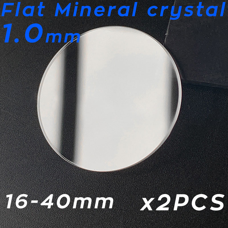 Yeni 2 adet kalınlığı 1mm düz  - Watch Crystal Replacement incelemesi ve fiyatı