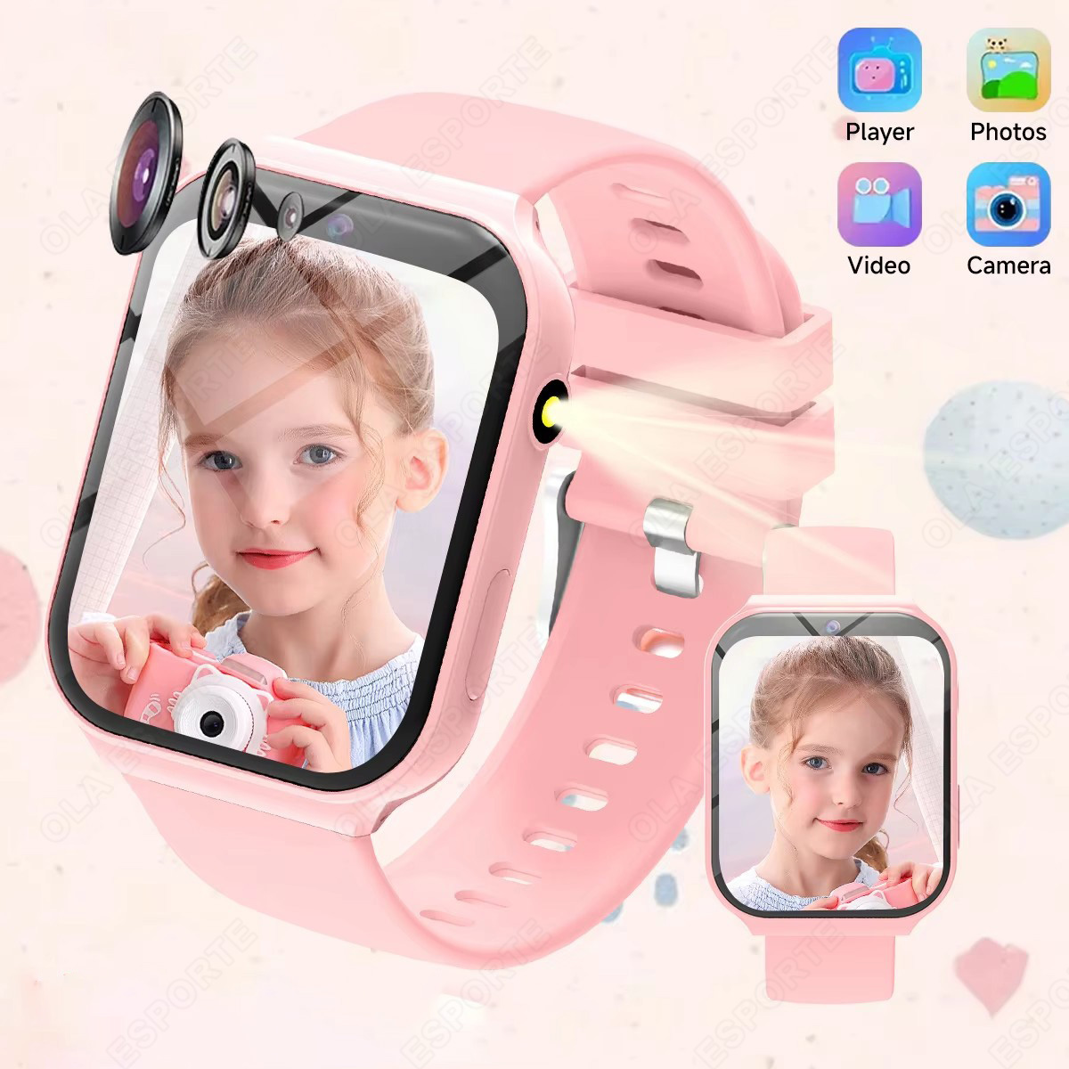 Çocuklar İçin Yeni Akıllı Saat - Smartwatch Watches Birthday Gift For Girls incelemesi ve fiyatı