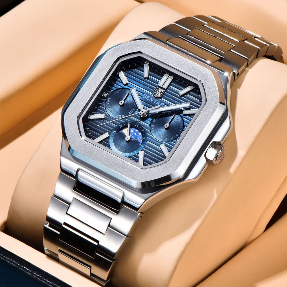 BENYAR Yeni 37mm Erkek Saat Üs - Anti-Magnetic Watch incelemesi ve fiyatı