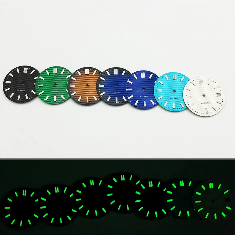 29.8mm NH35 izle arama yeşil a - Luminous Dial Face incelemesi ve fiyatı