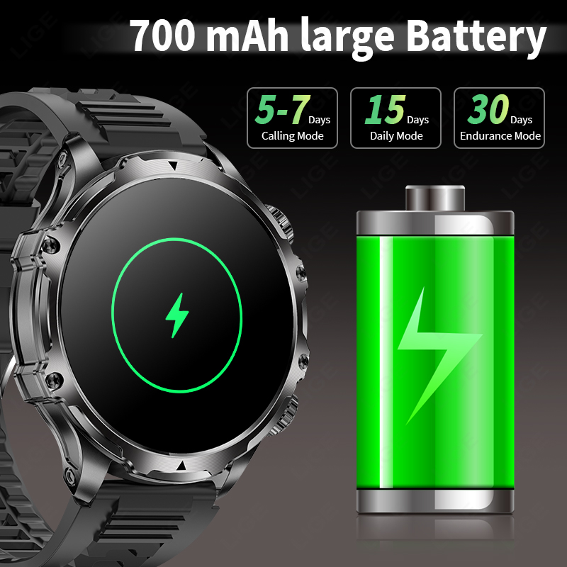 LIGE Smartwatch Askeri Erkekle - Smartwatch Timex Watches For Men incelemesi ve fiyatı