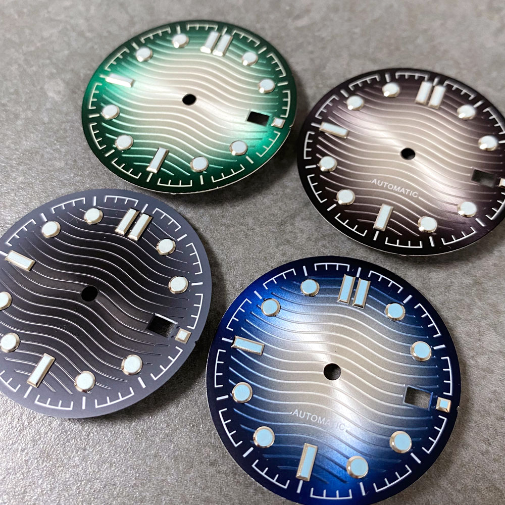 Wave Dial Sunburst Saat Kadran - Luminous Dial Face incelemesi ve fiyatı
