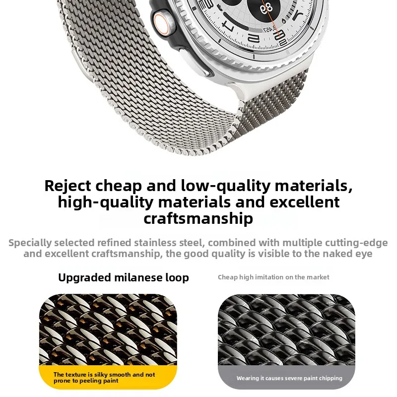 Uygulanabilir Samsung Watch St - Mesh Stainless Strap incelemesi ve fiyatı
