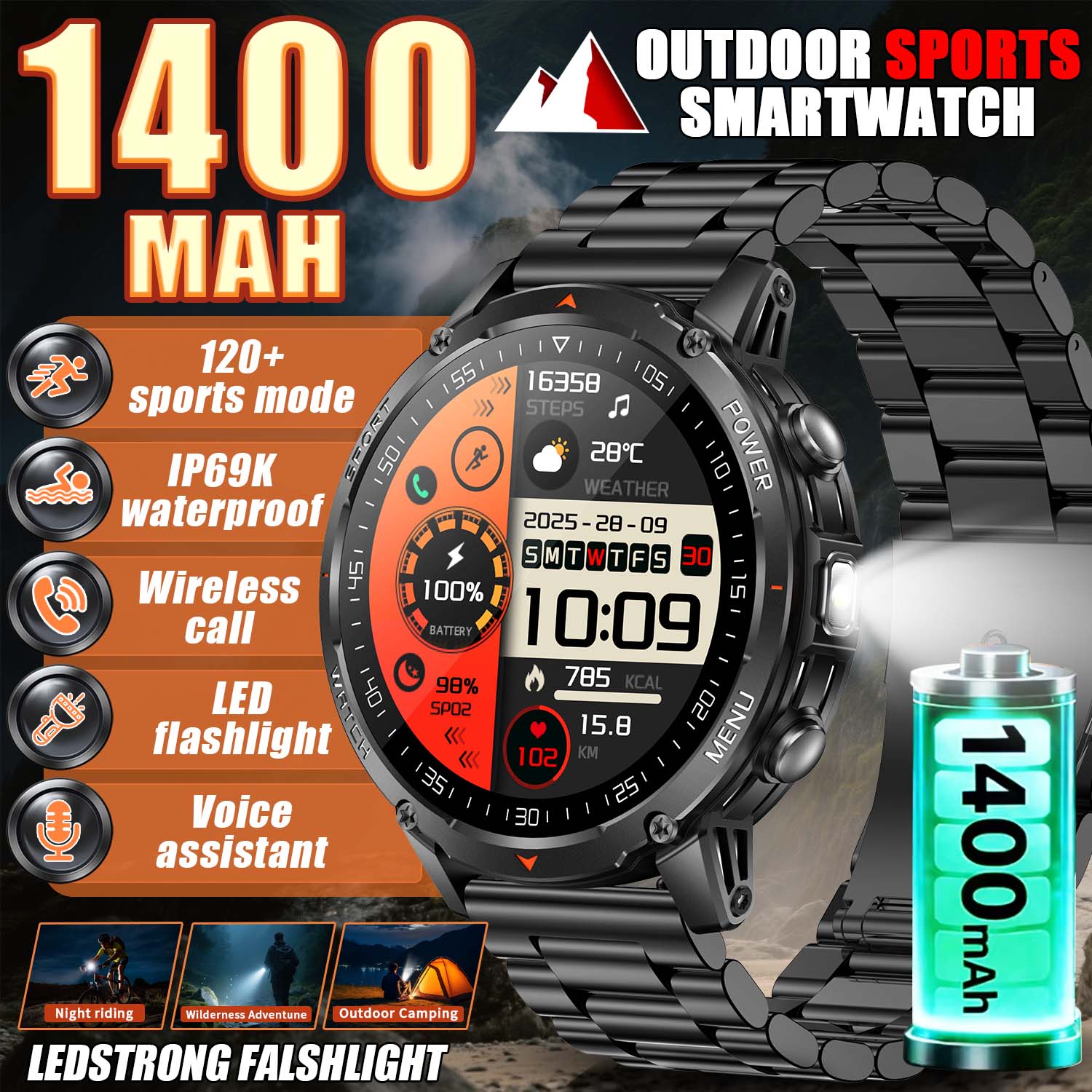 2026 Yeni Askeri Akıllı Saat E - Smartwatch Trending Watches For Women incelemesi ve fiyatı