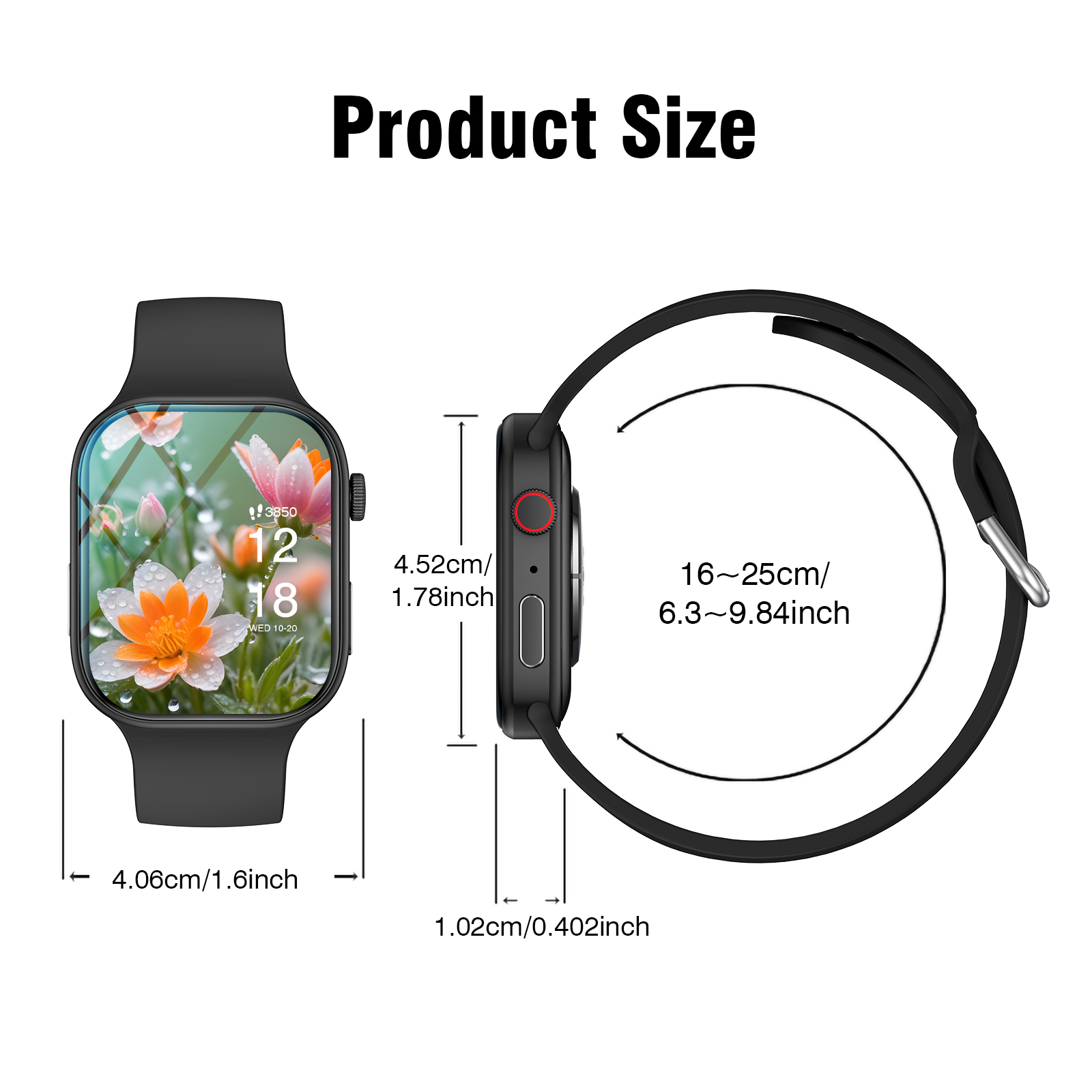 Yeni Tam Dokunmatik Yüksek Çöz - Smartwatch Watches Compatible With Iphone incelemesi ve fiyatı