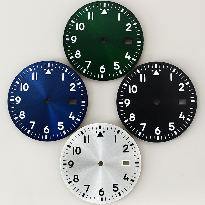 33.8mm Logosuz Pilot Saat Kadr - Luminous Dial Face incelemesi ve fiyatı