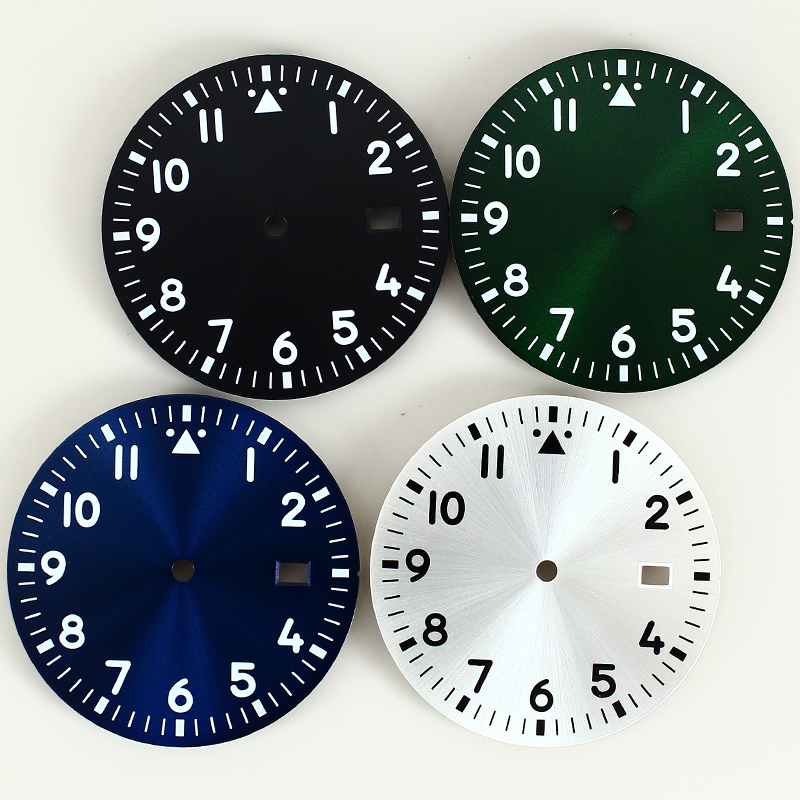 33.8mm Logosuz Pilot Saat Kadr - Luminous Dial Face incelemesi ve fiyatı