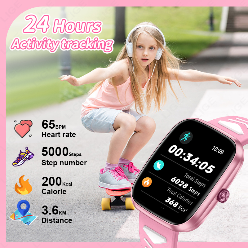 LIGE Yeni Çocuk Akıllı Saati T - Smartwatch Watches Birthday Gift For Girls incelemesi ve fiyatı