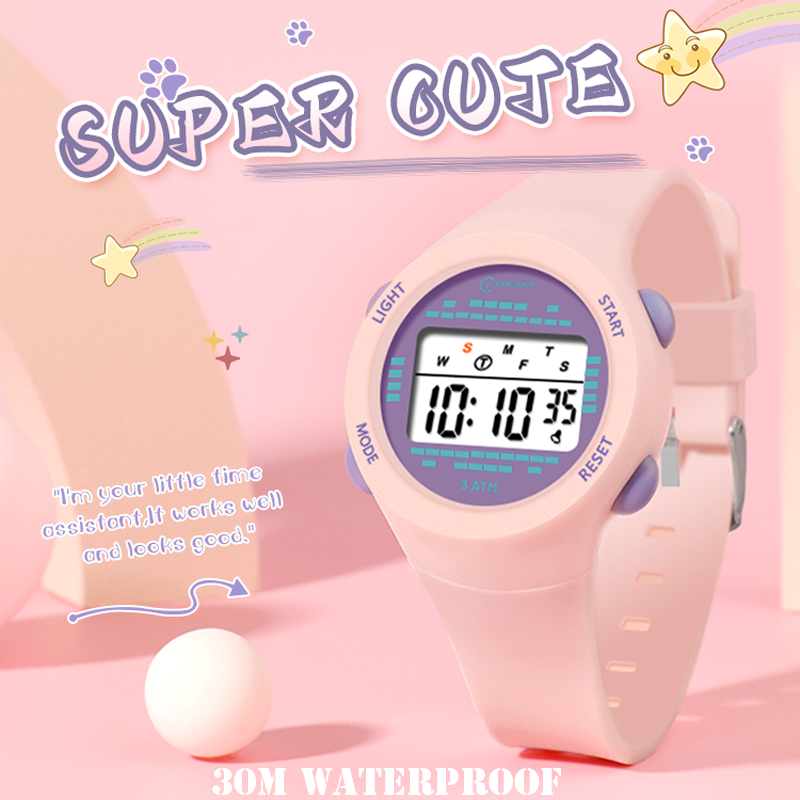 Çocuk elektronik saat kız pemb - Smartwatch Digital Watches For Girls incelemesi ve fiyatı