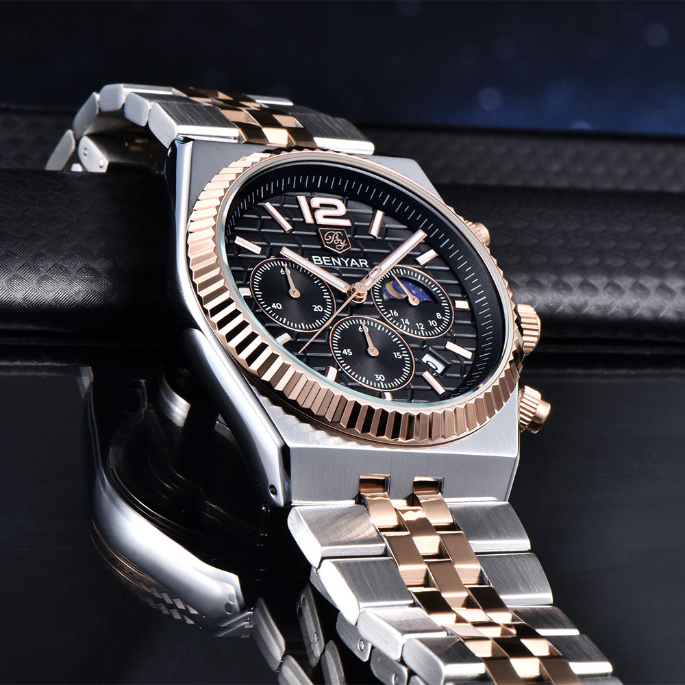 BENYAR Chronograph 40mm erkek  - Anti-Magnetic Watch incelemesi ve fiyatı