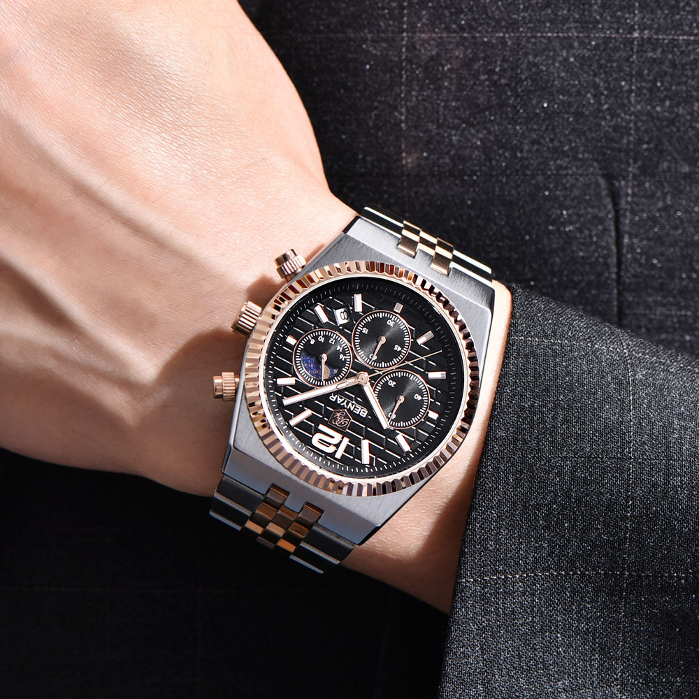 BENYAR Chronograph 40mm erkek  - Anti-Magnetic Watch incelemesi ve fiyatı