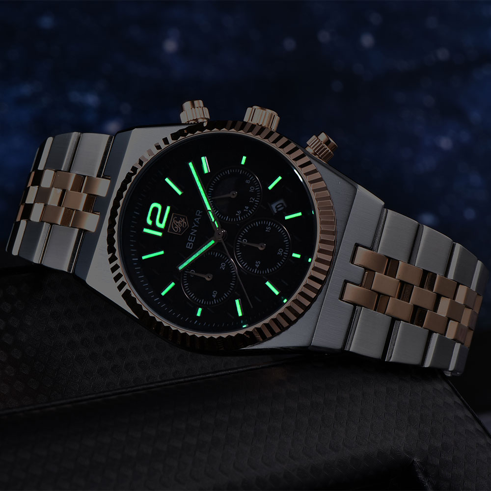BENYAR Chronograph 40mm erkek  - Anti-Magnetic Watch incelemesi ve fiyatı