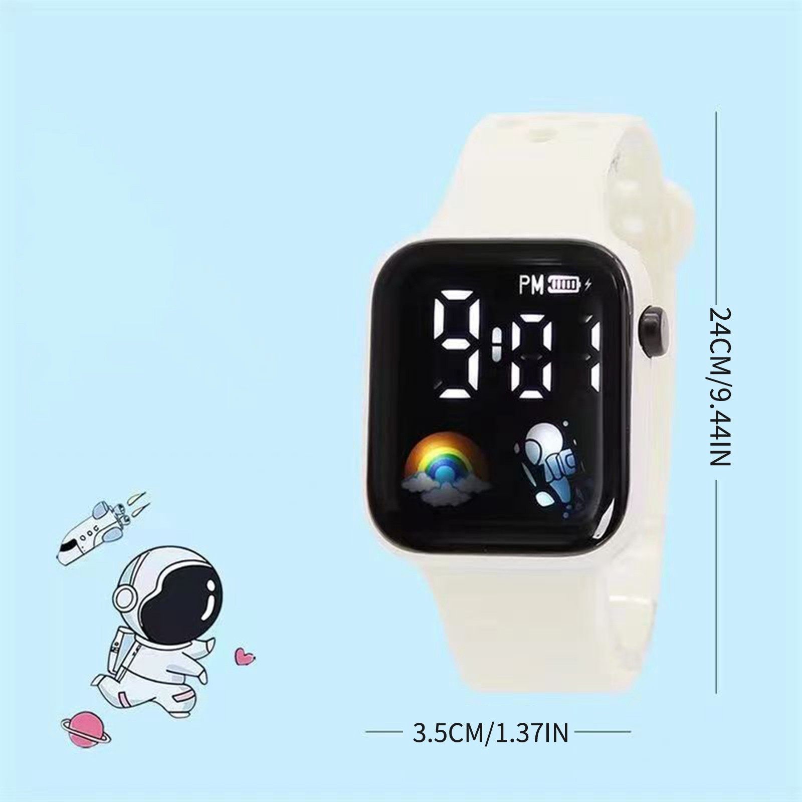 Yeni öğrenciler spor saatler a - Smartwatch Digital Watches For Girls incelemesi ve fiyatı