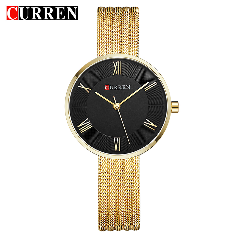 CURREN 9020 Bayanlar için Küçü - Mesh Stainless Strap incelemesi ve fiyatı