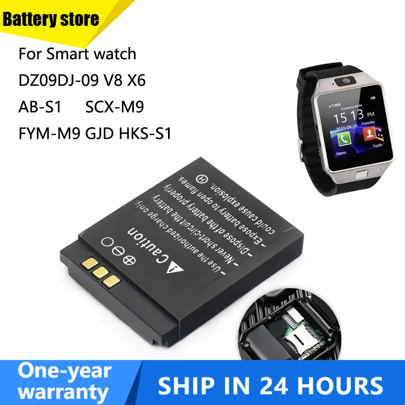 10 adet LQS1 3,7V 380mAh akıll - Watch V8 incelemesi ve fiyatı